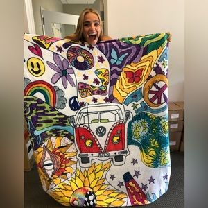 New Fluffy blanket made with limited edition original art -